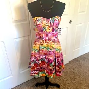 GUESS — Midi, Multi-colored Dress